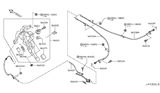 Diagram for Infiniti G37 Parking Brake Cable - 36530-JU40A