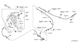 Diagram for 2008 Infiniti G37 Parking Brake Cable - 36531-JU40A