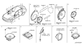 Diagram for 2007 Infiniti G35 Car Speakers - 28138-JK110