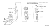 Diagram for Infiniti G25 Shock Absorber - E6110-JK01B