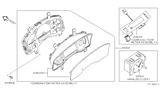 Diagram for Infiniti Speedometer - 24810-7S60A