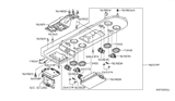 Diagram for 2005 Infiniti QX56 Dome Light - 96939-ZC03A