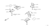 Diagram for Infiniti QX56 Transmission Mount - 11320-7S100