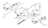 Diagram for 2010 Infiniti QX56 Drive Shaft - 37300-ZV61A