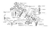 Diagram for Infiniti Axle Beam Mount - 55157-7S000