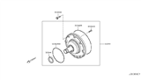 Diagram for 2008 Infiniti QX56 Oil Pump - 31340-95X01