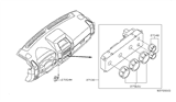 Diagram for Infiniti QX56 Climate Control Module - 27500-ZQ00A