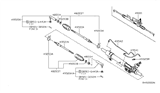 Diagram for 2008 Infiniti QX56 Steering Gear Box - 49001-ZH30A