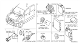 Diagram for 2005 Infiniti QX56 Body Control Module - 284B1-8S100