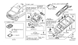 Diagram for 2005 Infiniti QX56 Dome Light - 26410-5M003