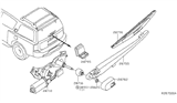 Diagram for Infiniti QX56 Wiper Blade - 28790-7S000