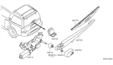 Diagram for 2004 Infiniti QX56 Wiper Arm - 28781-7S000