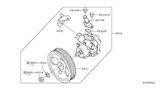 Diagram for 2008 Infiniti QX56 Power Steering Pump - 49110-7S000