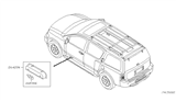 Diagram for 2004 Infiniti QX56 Dome Light - 26420-8J000