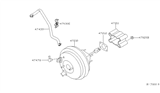 Diagram for 2008 Infiniti QX56 Brake Booster Vacuum Hose - 47430-8S100