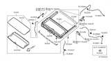 Diagram for Infiniti QX56 Sunroof - 91205-7S210