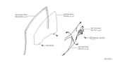 Diagram for Infiniti Window Regulator - 80720-7S000