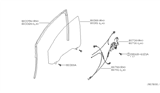 Diagram for Infiniti QX56 Window Motor - 80731-7S000