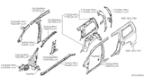 Diagram for 2004 Infiniti QX56 Wheelhouse - 76750-7S031