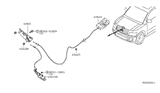 Diagram for 2007 Infiniti QX56 Hood Cable - 65620-7S000