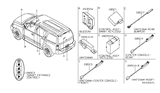 Diagram for Infiniti QX56 Antenna - 285E4-ZQ30B