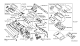 Diagram for 2005 Infiniti QX56 Center Console Base - 96916-7S603