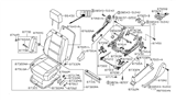 Diagram for 2004 Infiniti QX56 Seat Heater - 87385-7S000