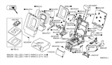 Diagram for Infiniti Seat Cushion - 88310-ZC61E