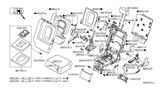 Diagram for Infiniti QX56 Cup Holder - 88377-ZQ11C