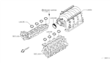 Diagram for Infiniti Intake Manifold - 14001-ZE00B