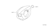 Diagram for 2010 Infiniti QX56 Steering Column Cover - 48474-9GA1B