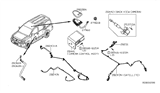 Diagram for Infiniti QX56 Antenna Cable - 28243-9GA2A