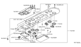 Diagram for Infiniti QX56 Interior Light Bulb - 26460-ZR00A