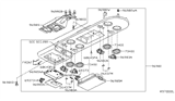 Diagram for 2005 Infiniti QX56 Interior Light Bulb - 26460-7S000