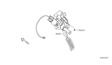 Diagram for 2010 Infiniti QX56 Accelerator Cable - 18002-ZW00A