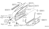 Diagram for 2010 Infiniti QX56 Body Mount Hole Plug - 80841-5Z000