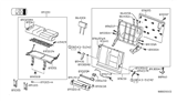 Diagram for 2005 Infiniti QX56 Seat Cushion - 89350-ZC51B