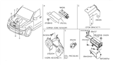 Diagram for Infiniti QX56 Horn - 25605-9FD0A