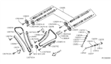 Diagram for Infiniti QX56 Timing Chain Guide - 13091-7S011