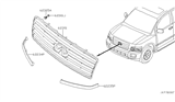 Diagram for Infiniti QX56 Grille - 62310-ZQ10A