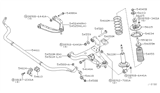 Diagram for Infiniti QX56 Shock And Strut Mount - 56115-7S000