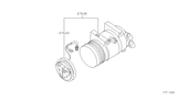 Diagram for 2009 Infiniti QX56 A/C Compressor - 92600-ZJ00B