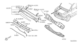 Diagram for Infiniti QX56 Body Mount Hole Plug - 80874-3Z600