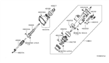 Diagram for Infiniti QX56 Steering Column - 48810-9FD0C