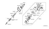 Diagram for 2008 Infiniti QX56 Steering Column - 48810-9FD0C