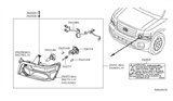 Diagram for 2008 Infiniti QX56 Headlight - 26075-ZC50A