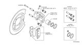 Diagram for Infiniti QX56 Brake Pad Set - 44060-ZC025