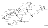 Diagram for Infiniti QX56 Exhaust Hanger - 20621-8J000