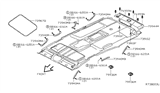 Diagram for 2004 Infiniti QX56 Weather Strip - 73967-7S610