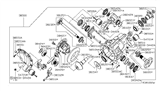 Diagram for 2008 Infiniti QX56 Pinion Bearing - 38440-8S12A